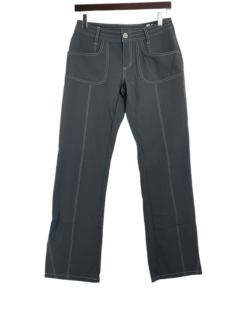 Kuhl Gray Nylon Button Snap Pants Size 4